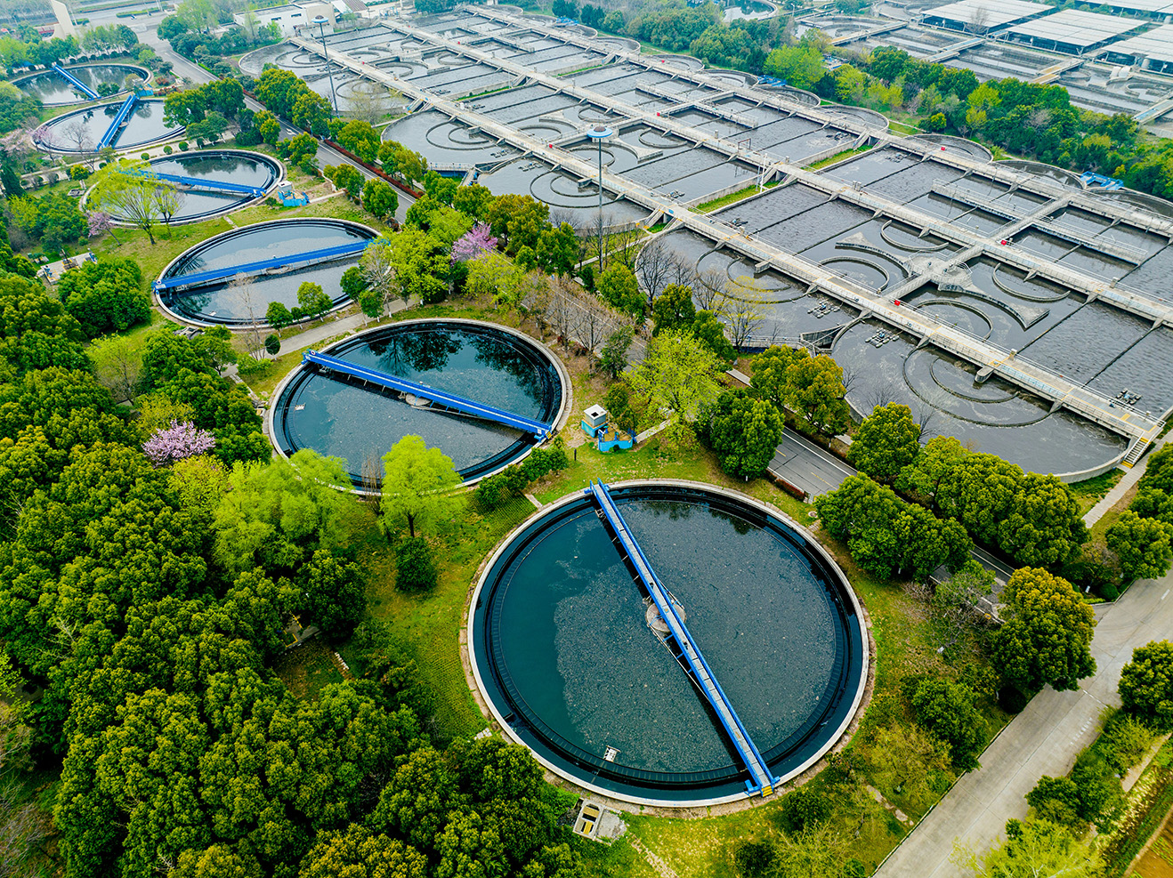 A water treatment reservoir